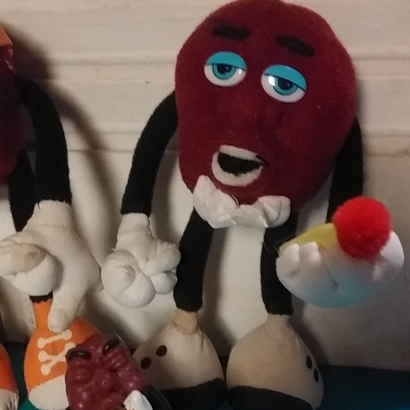 Vintage 1980's California Raisins Bendable & PVC Figurines Set of 5 - Picture 4 of 7